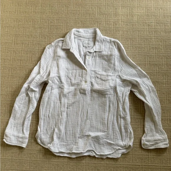 Alice Walk THE ORGANIC COTTON CLOUD TOP - TRIPLE GAUZE Size Medium - Picture 3 of 4